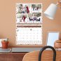 2026 Scrapbook Wall Calendar Spiral-bound (Add Your Own Photos) - 12 Months Desktop #013
