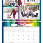 2026 Scrapbook Wall Calendar Spiral-bound (Add Your Own Photos) - 12 Months Desktop #015
