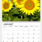 2026 Spiral-bound Wall Calendar (Sunflowers) - 12 Months Desktop (11x17)