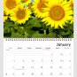 2026 Spiral-bound Wall Calendar (Sunflowers) - 12 Months Desktop / Wall Calendar/ Planner