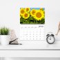 2026 Spiral-bound Wall Calendar (Sunflowers) - 12 Months Desktop / Wall Calendar/ Planner