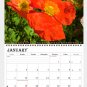 2026 Spiral-bound Wall Calendar (Flowers) - 12 Months Desktop (11x17)