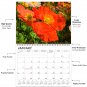 2026 Spiral-bound Wall Calendar (Flowers) - 12 Months Desktop (11x17)