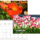 2026 Spiral-bound Wall Calendar (Flowers) - 12 Months Desktop / Wall Calendar/ Planner