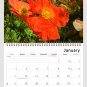 2026 Spiral-bound Wall Calendar (Flowers) - 12 Months Desktop / Wall Calendar/ Planner