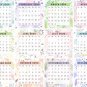 2026 CD-Style Desk Calendar 12 Months Calendar / Planner / (Edition #028)