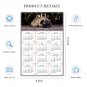 2026 Peel & Stick Calendar - Today is my Lucky Day Removable - Dogs 02 (12"x 8")