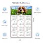 2026 Peel & Stick Calendar - Today is my Lucky Day Removable - Dogs 06 (12"x 8")
