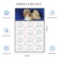 2026 Peel & Stick Calendar - Today is my Lucky Day Removable - Dogs 07 (12"x 8")