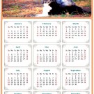 2026 Peel & Stick Calendar - Today is my Lucky Day Removable - Dogs 09 (12"x 8")