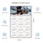 2026 Peel & Stick Calendar - Today is my Lucky Day Removable - Dogs 010 (12"x 8")