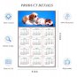 2026 Peel & Stick Calendar - Today is my Lucky Day Removable - Dogs 011 (12"x 8")