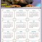 2026 Peel & Stick Calendar - Today is my Lucky Day Removable - Dogs 012 (12"x 8")