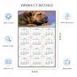 2026 Peel & Stick Calendar - Today is my Lucky Day Removable - Dogs 012 (12"x 8")