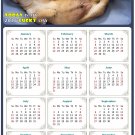 2026 Peel & Stick Calendar - Today is my Lucky Day Removable - Dogs 013 (12"x 8")