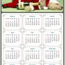 2026 Peel & Stick Calendar - Today is my Lucky Day Removable - Dogs 014 (12"x 8")