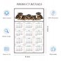 2026 Peel & Stick Calendar - Today is my Lucky Day Removable - Dogs 016 (12"x 8")