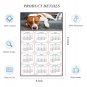 2026 Peel & Stick Calendar - Today is my Lucky Day Removable - Dogs 017 (12"x 8")