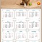 2026 Peel & Stick Calendar - Today is my Lucky Day Removable - Dogs 021 (12"x 8")