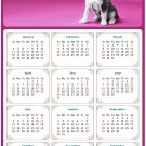 2026 Peel & Stick Calendar - Today is my Lucky Day Removable - Dogs 023 (12"x 8")
