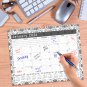 2026 Monthly Spiral-Bound Wall/Desk Calendar - 12 Months Desktop - B&W - (Edition #014)