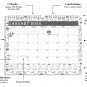 2026 Monthly Spiral-Bound Wall/Desk Calendar - 12 Months Desktop - B&W - (Edition #030)