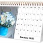 2026-12 Months Desk Calendar Desktop Planner with To-Do List (Bouquets)