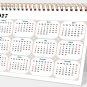 2026-12 Months Desk Calendar Desktop Planner with To-Do List (Cupcakes)