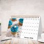 2026-12 Months Desk Calendar Desktop Planner with To-Do List (Cupcakes)