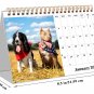 2026-12 Months Desk Calendar Desktop Planner with To-Do List (Dogs)