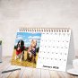 2026-12 Months Desk Calendar Desktop Planner with To-Do List (Dogs)