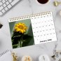 2026-12 Months Desk Calendar Desktop Planner with To-Do List (Sunflowers)