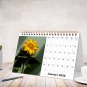 2026-12 Months Desk Calendar Desktop Planner with To-Do List (Sunflowers)