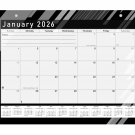 2026 Monthly Magnetic/Desk Calendar - 12 Months Desktop/Wall Calendar - B&W - (Edition #013)