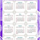 2026 Peel & Stick Calendar - Today is my Lucky Day Removable - 01 (9"x 6")