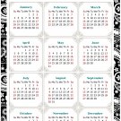 2026 Peel & Stick Calendar - Today is my Lucky Day Removable - 011 (9"x 6")