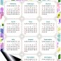 2026 Peel & Stick Calendar - Today is my Lucky Day Removable - 015 (9"x 6")