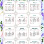 2026 Peel & Stick Calendar - Today is my Lucky Day Removable - 016 (9"x 6")