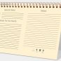 2026-12 Months Desk Calendar Desktop Planner with To-Do List (Ukioy-e Birds)