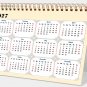 2026-12 Months Desk Calendar Desktop Planner with To-Do List (Ukioy-e Birds)