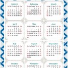 2026 Peel & Stick Calendar - Today is my Lucky Day Removable - 035 (9"x 6")