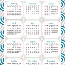 2026 Peel & Stick Calendar - Today is my Lucky Day Removable - 036 (9"x 6")