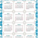 2026 Peel & Stick Calendar - Today is my Lucky Day Removable - 037 (9"x 6") 2026 Peel & Stick Calendar - Today is my Lucky Day Removable - 037 (9"x 6")