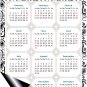 2026 Peel & Stick Calendar - Today is my Lucky Day Removable - 040 (9"x 6")