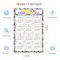 2026 Peel & Stick Calendar - Today is my Lucky Day Removable - 040 (9"x 6")