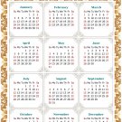 2026 Peel & Stick Calendar - Today is my Lucky Day Removable - 042 (9"x 6")