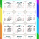 2026 Peel & Stick Calendar - Today is my Lucky Day Removable - 043 (9"x 6")