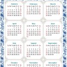 2026 Peel & Stick Calendar - Today is my Lucky Day Removable - 044 (9"x 6")