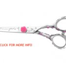 Washi Scissor Japanese 440C steel Rosebud hair shears cutting salon equipment