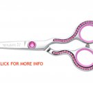 washi scissor pink diamond shear japanese 440c steel beauty salon equipment hair